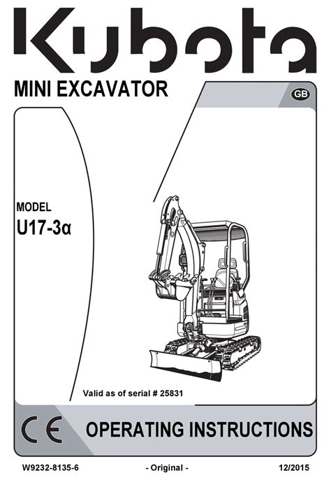 kubota u17 3a|kubota u17 3 manual.